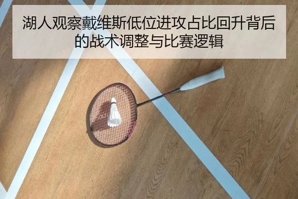 湖人观察戴维斯低位进攻占比回升背后的战术调整与比赛逻辑