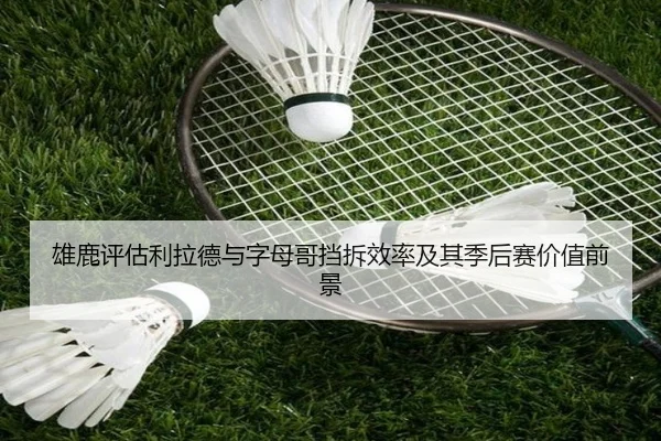 雄鹿评估利拉德与字母哥挡拆效率及其季后赛价值前景